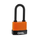 Safety High Security Long Shackle Pvc Plastic Coated Themoplastic Weather Resistant Padlock